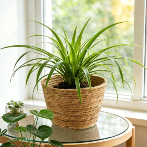 Seagrass Plant Basket – Farmhouse/Boho 2-Piece Set